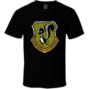 Lockheed Martin Skunk Works T-Shirt Retro Military Aviation Aircraft Logo Tee